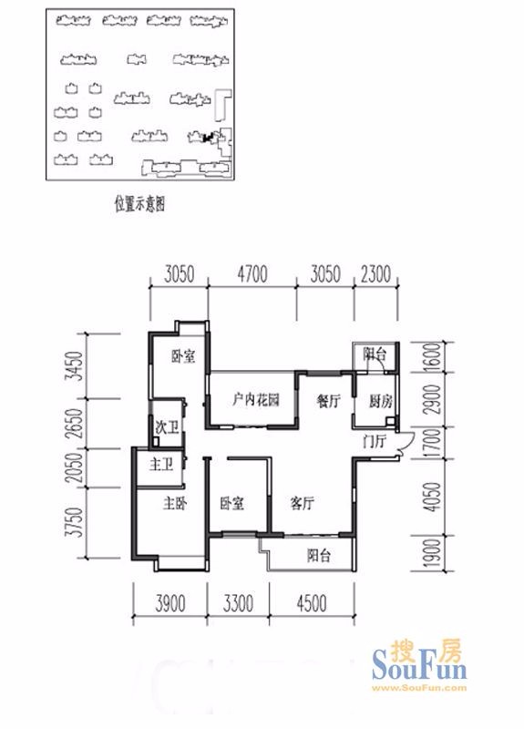 金地湖城大境150平-三居室-簡約風(fēng)格 